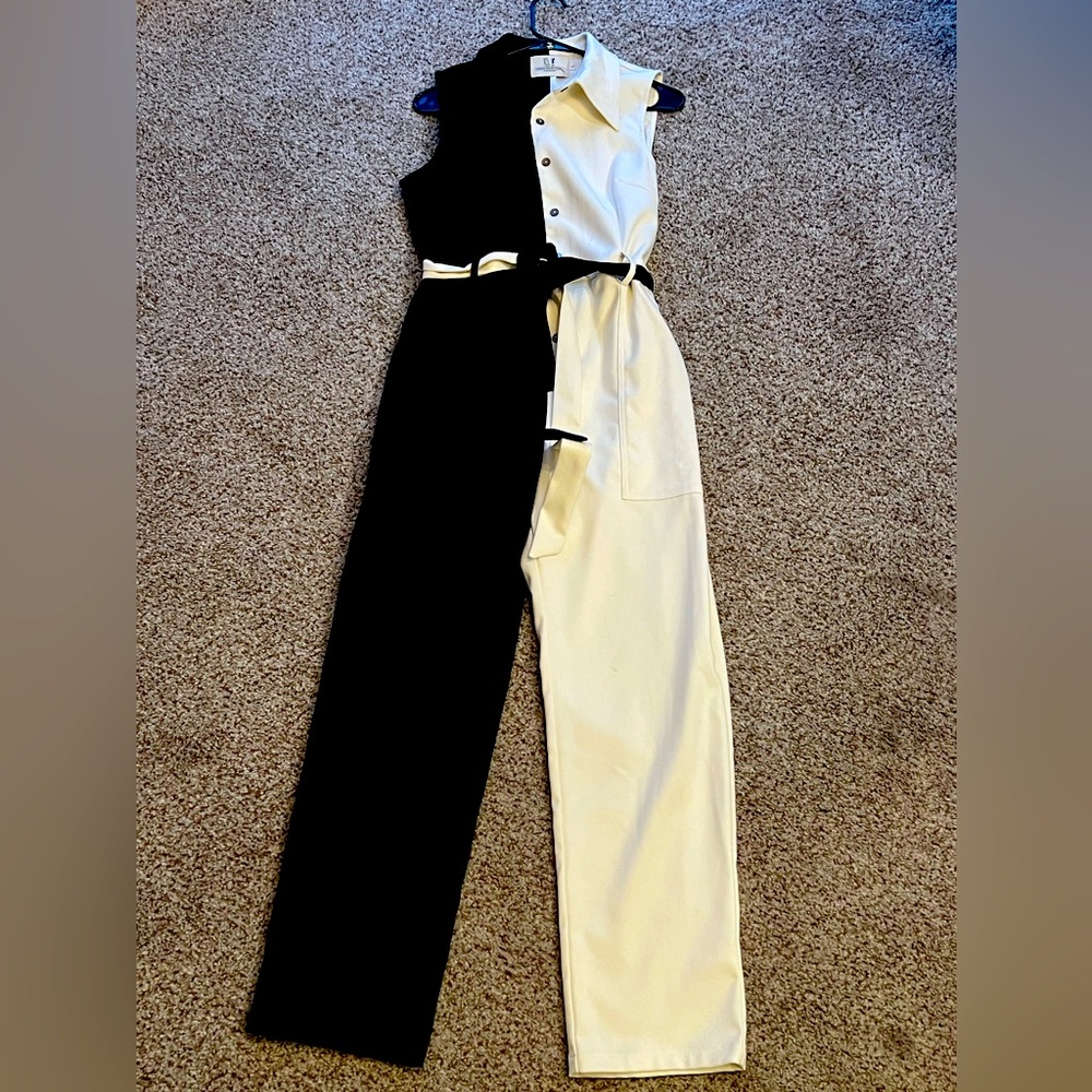 Fashion Brand Company B&W Jumpsuit